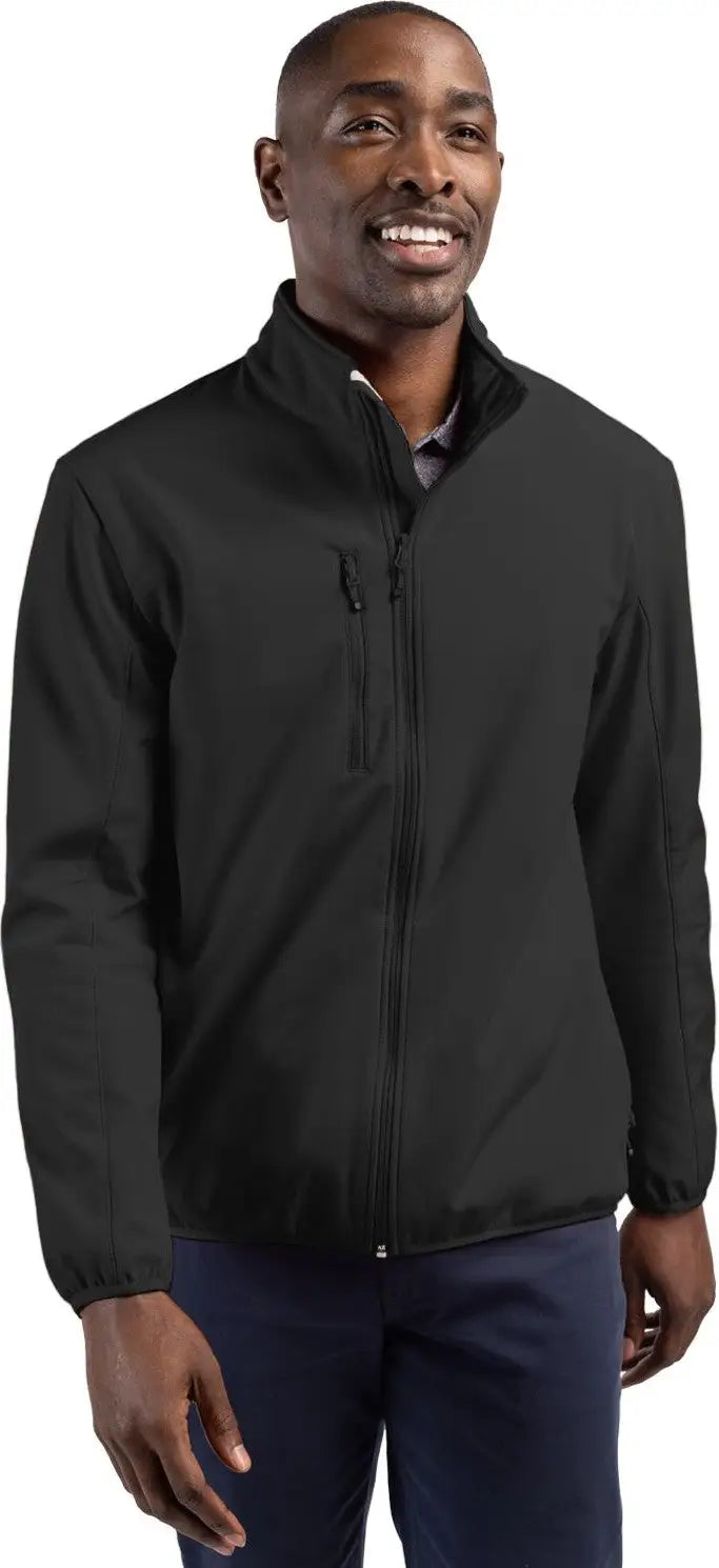 Clique Mqo00065 Trail Eco Stretch Softshell Full Zip Mens Jacket - Black - Adult s
