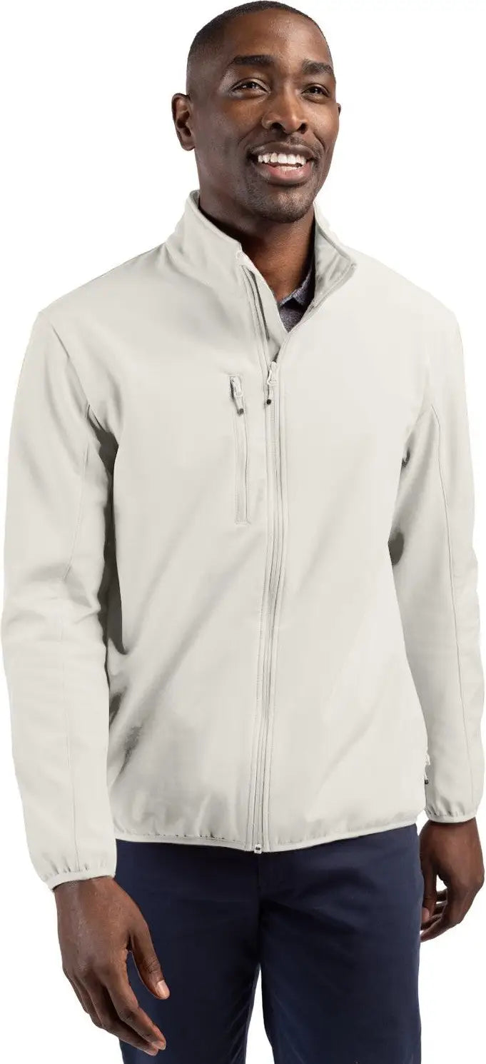 Clique Mqo00065 Trail Eco Stretch Softshell Full Zip Mens Jacket - Fog - Adult s
