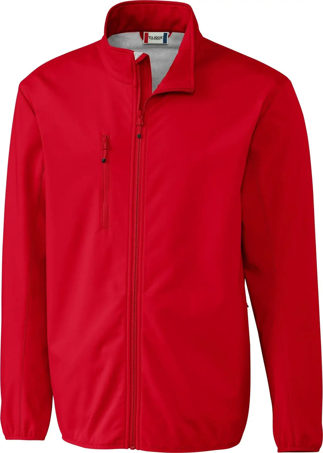 Clique Mqo00065 Trail Eco Stretch Softshell Full Zip Mens Jacket - Red