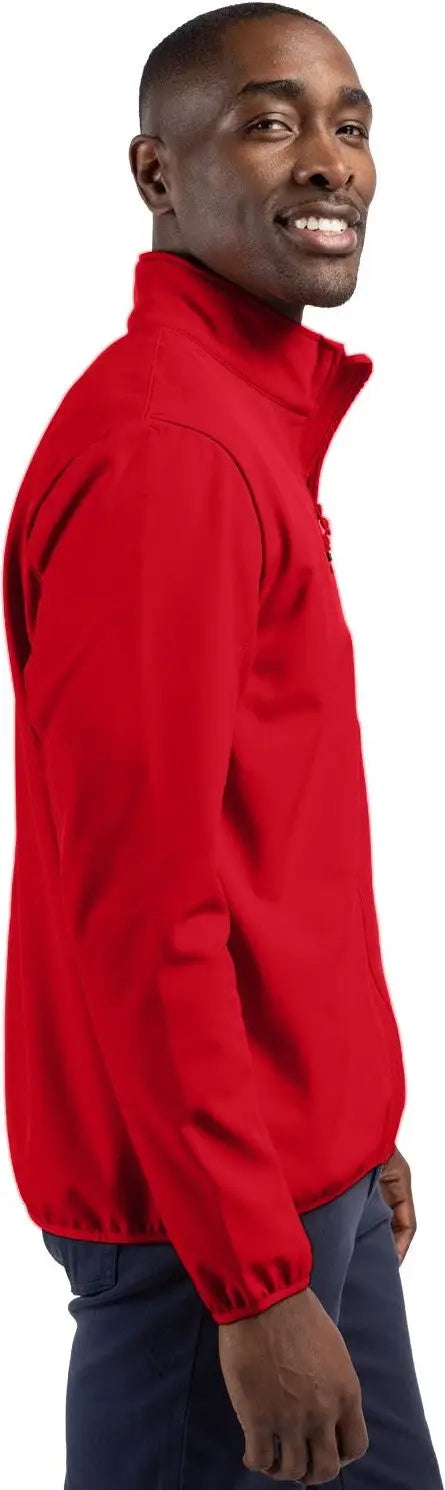 Clique Mqo00065 Trail Eco Stretch Softshell Full Zip Mens Jacket - Red