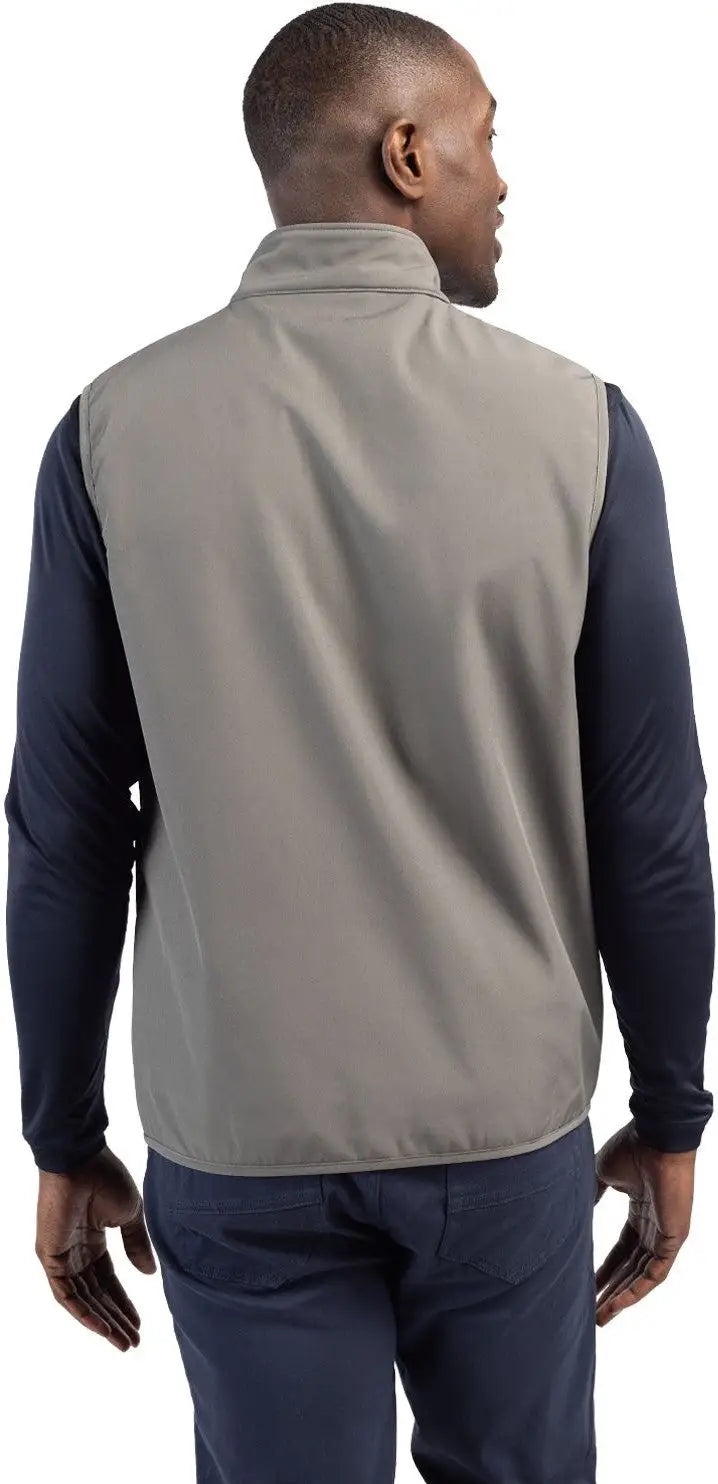 Clique Mqo00068 Trail Eco Stretch Softshell Full Zip Mens Vest - Pure Slate