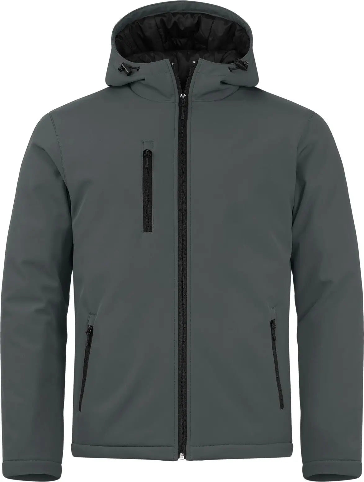 Clique Mqo00073 Equinox Insulated Mens Softshell Jacket - Pure Slate