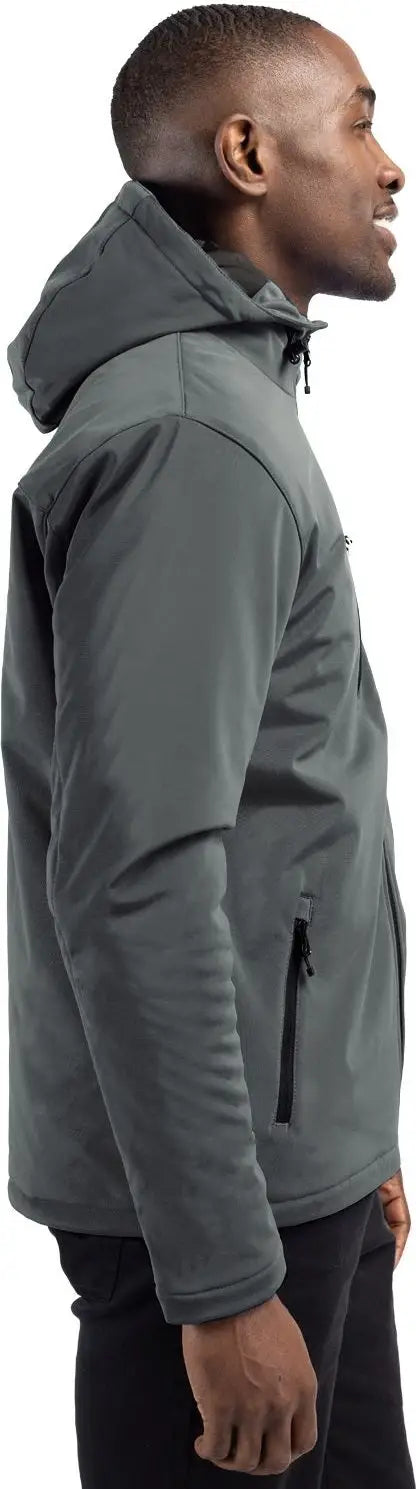 Clique Mqo00073 Equinox Insulated Mens Softshell Jacket - Pure Slate