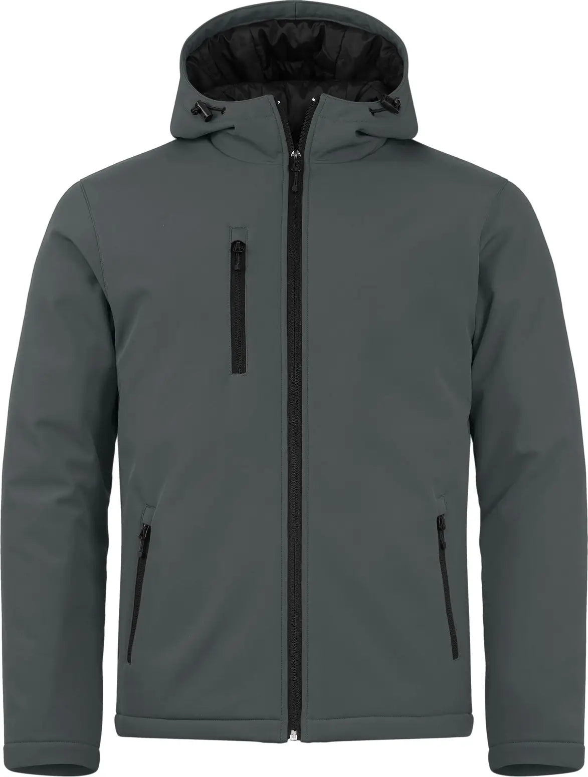 Clique Mqo00073 Equinox Insulated Mens Softshell Jacket - Pure Slate