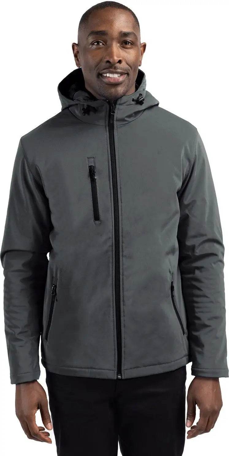Clique Mqo00073 Equinox Insulated Mens Softshell Jacket - Pure Slate - Adult s
