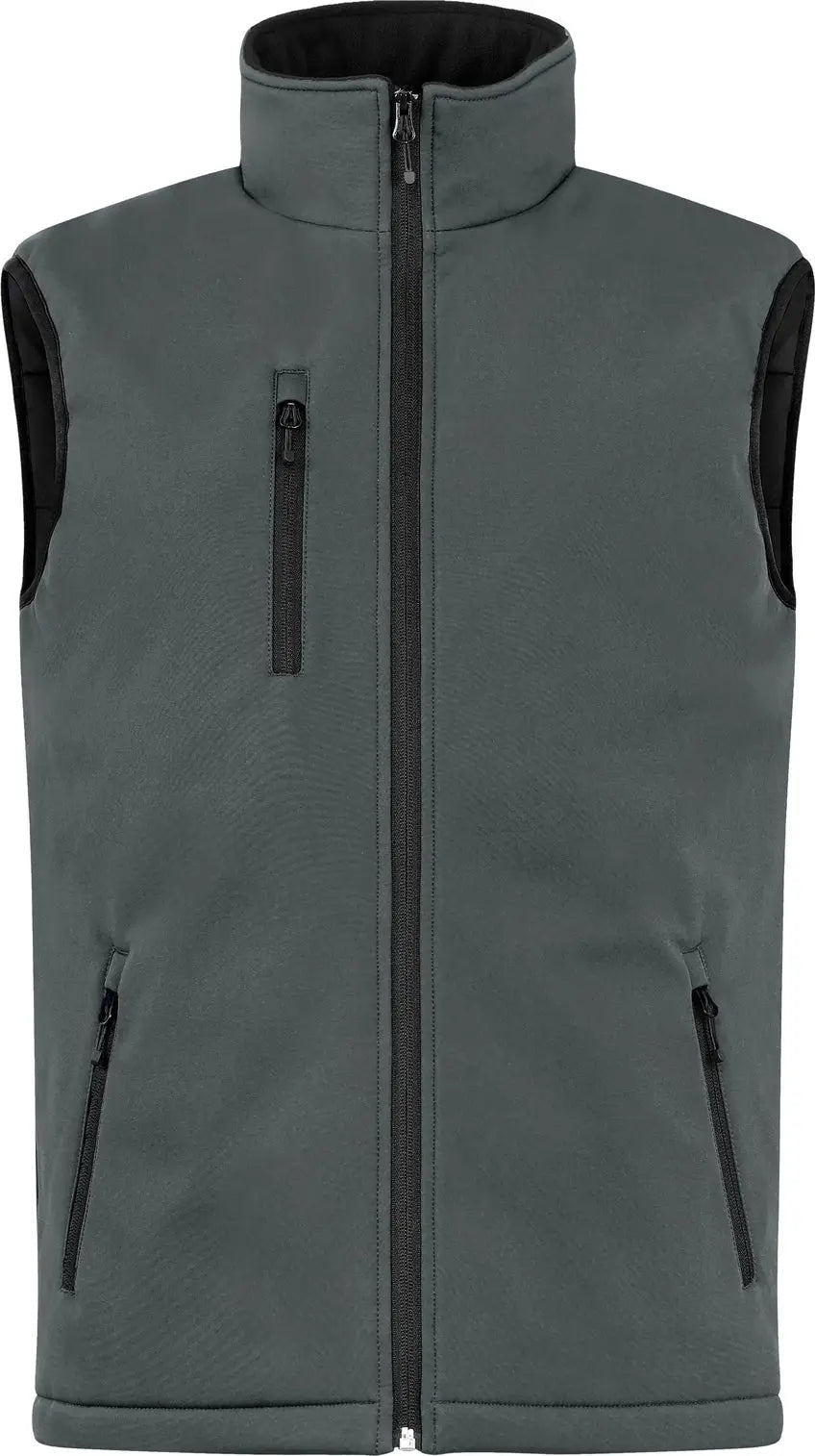 Clique Mqo00074 Equinox Insulated Mens Softshell Vest - Pure Slate