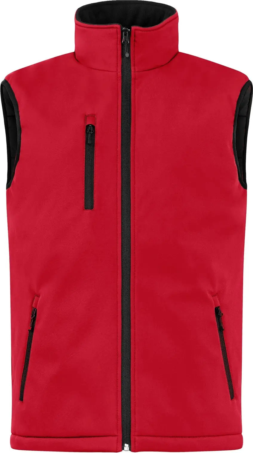 Clique Mqo00074 Equinox Insulated Mens Softshell Vest - Red - Adult s