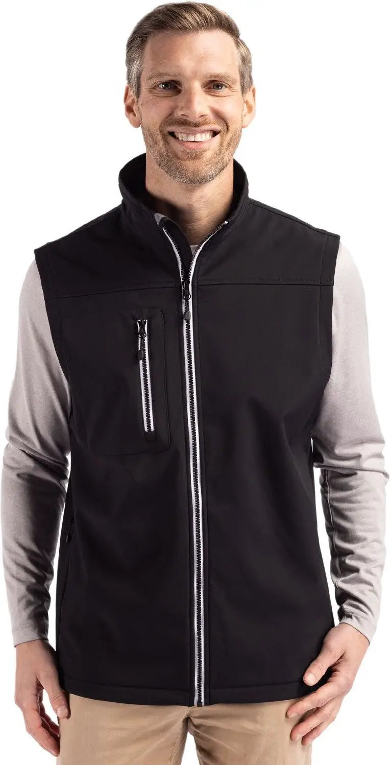 Clique Mqo00076 Telemark Eco Stretch Softshell Mens Vest - Black - Adult s