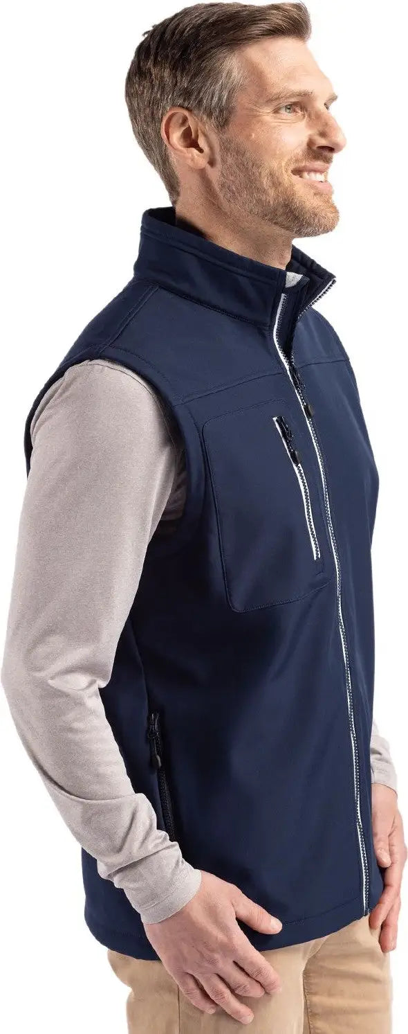 Clique Mqo00076 Telemark Eco Stretch Softshell Mens Vest - Dark Navy