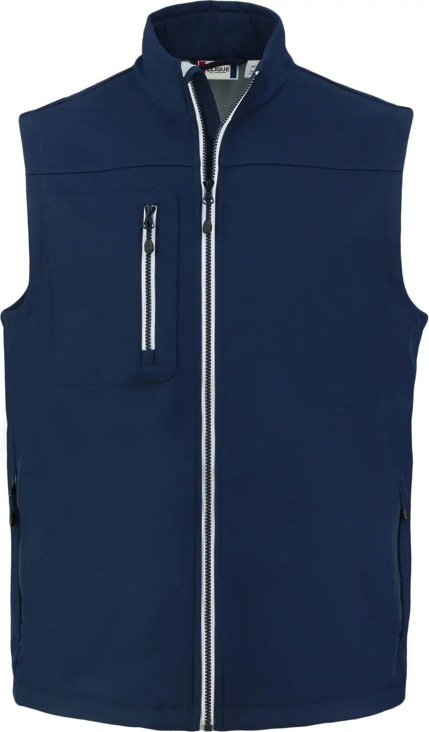 Clique Mqo00076 Telemark Eco Stretch Softshell Mens Vest - Dark Navy