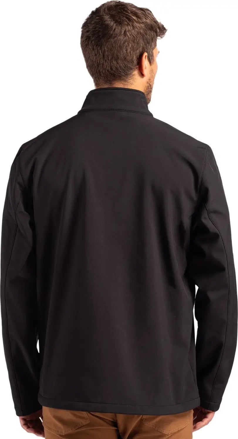 Clique Mqo00077 Tempo Stretch Full Zip Mens Softshell Jacket - Black Pure Slate