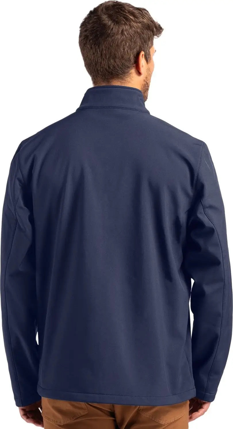 Clique Mqo00077 Tempo Stretch Full Zip Mens Softshell Jacket - Dark Navy Pure Slate