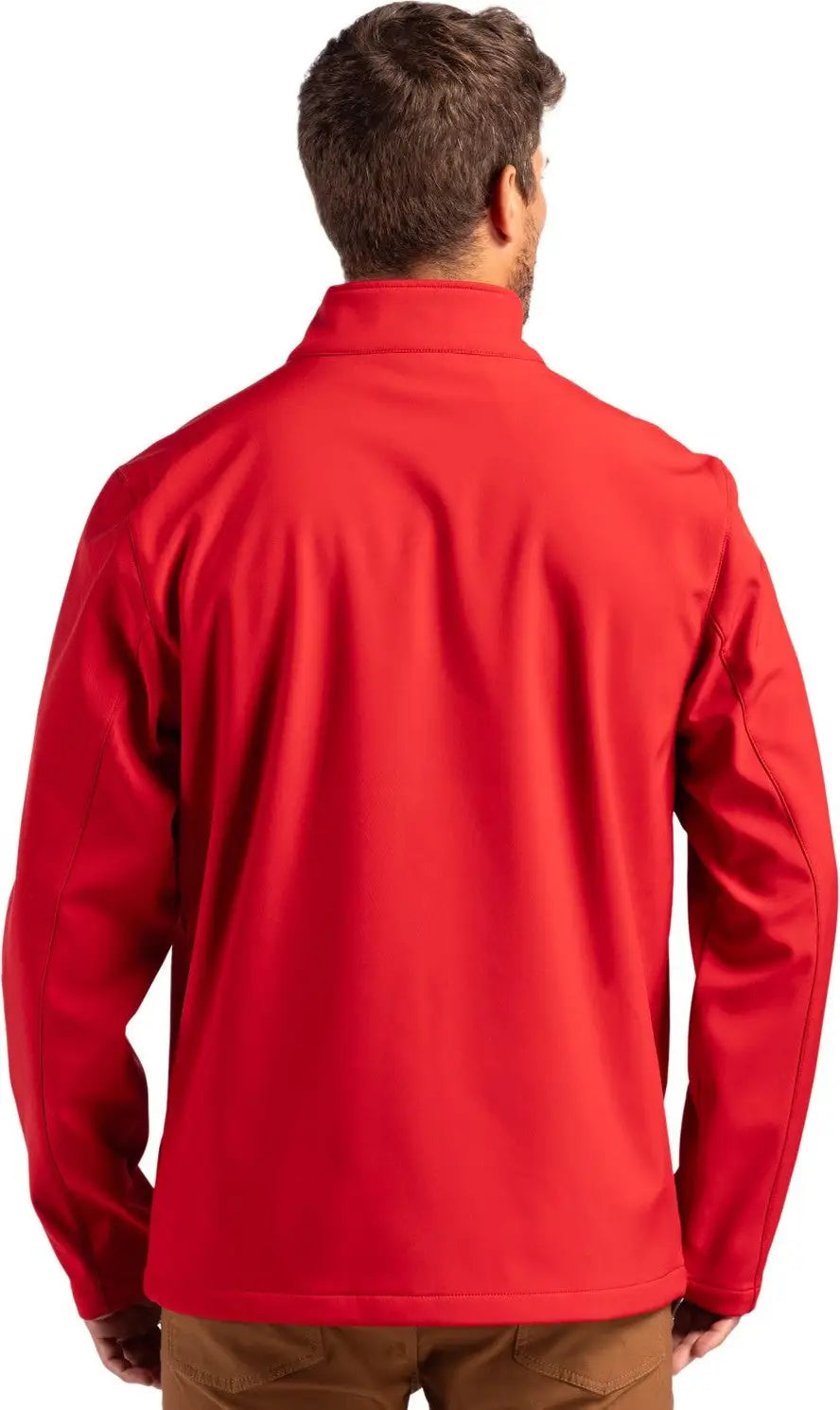 Clique Mqo00077 Tempo Stretch Full Zip Mens Softshell Jacket - Red Black