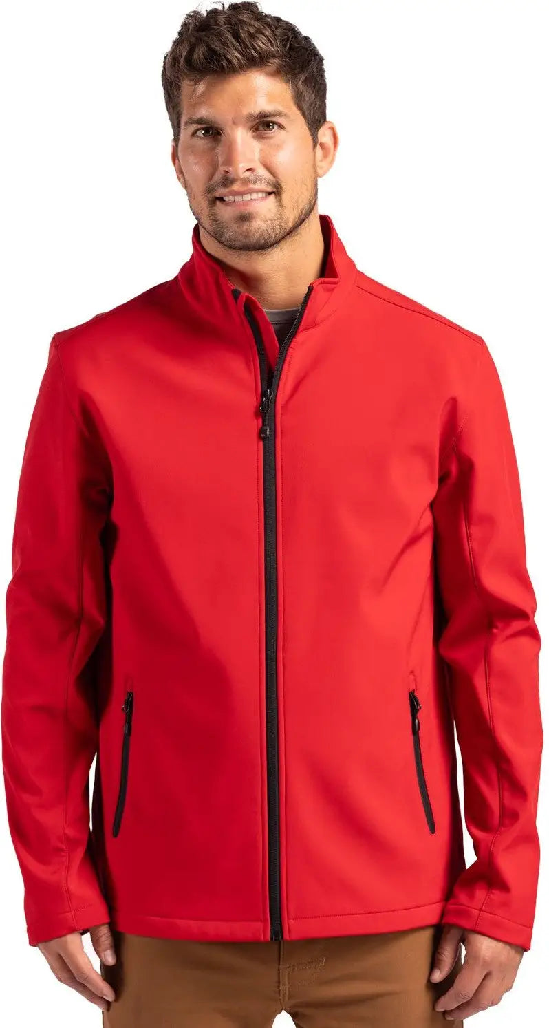 Clique Mqo00077 Tempo Stretch Full Zip Mens Softshell Jacket - Red Black - Red/black / Adult m