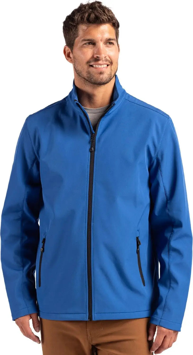 Clique Mqo00077 Tempo Stretch Full Zip Mens Softshell Jacket - Royal Blue Black - Blue/black / Adult l
