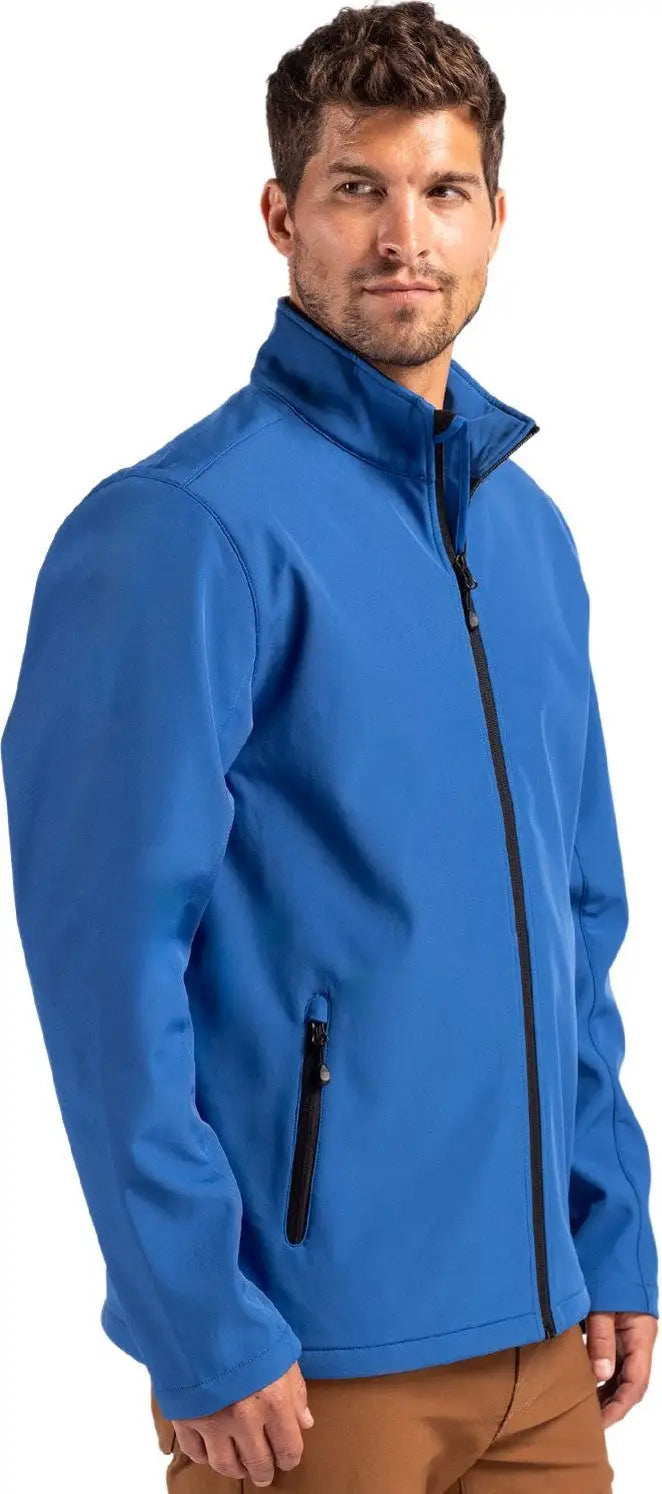 Clique Mqo00077 Tempo Stretch Full Zip Mens Softshell Jacket - Royal Blue Black