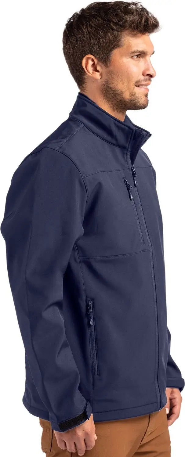 Clique Mqo00078 Tempest Waterproof Full Zip Mens Softshell Jacket - Dark Navy
