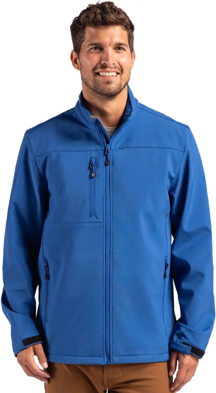 Clique Mqo00078 Tempest Waterproof Full Zip Mens Softshell Jacket - Royal Blue - Adult s