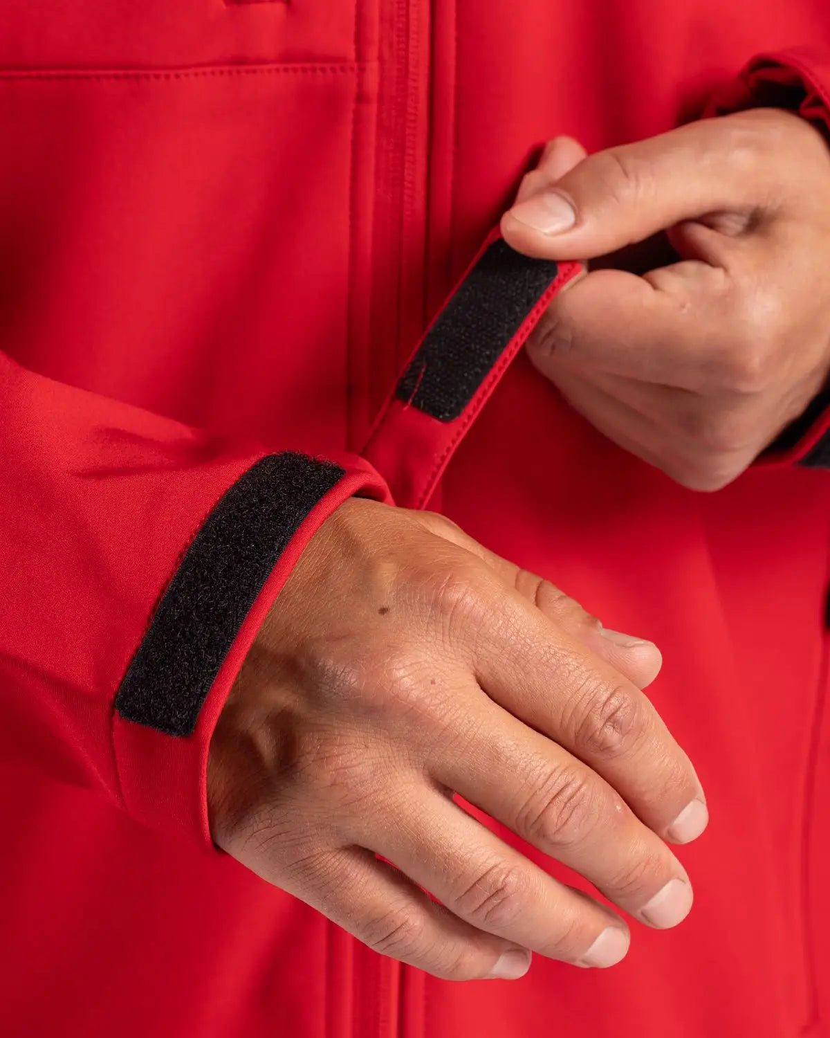 Clique Mqo00078 Tempest Waterproof Full Zip Mens Softshell Jacket - Red