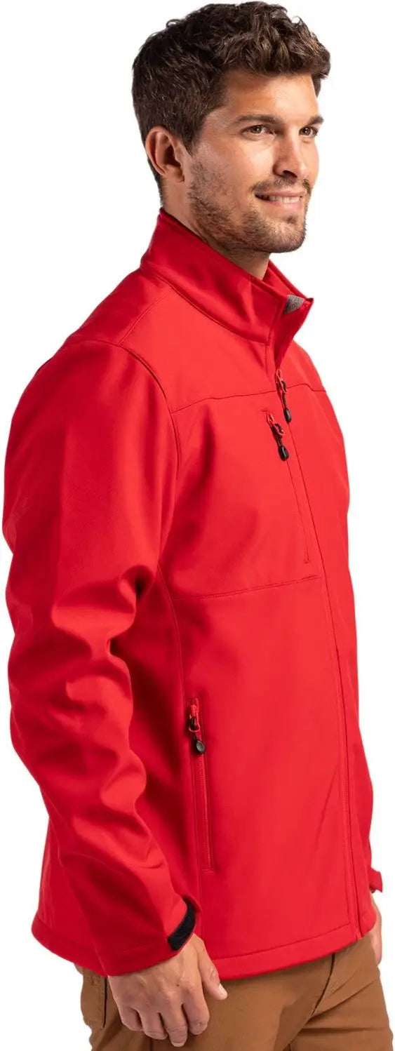 Clique Mqo00078 Tempest Waterproof Full Zip Mens Softshell Jacket - Red