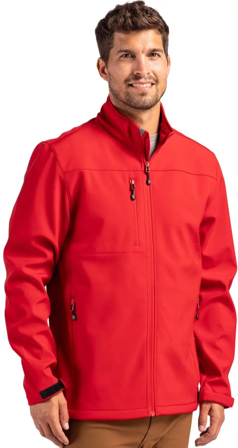 Clique Mqo00078 Tempest Waterproof Full Zip Mens Softshell Jacket - Red - Adult s
