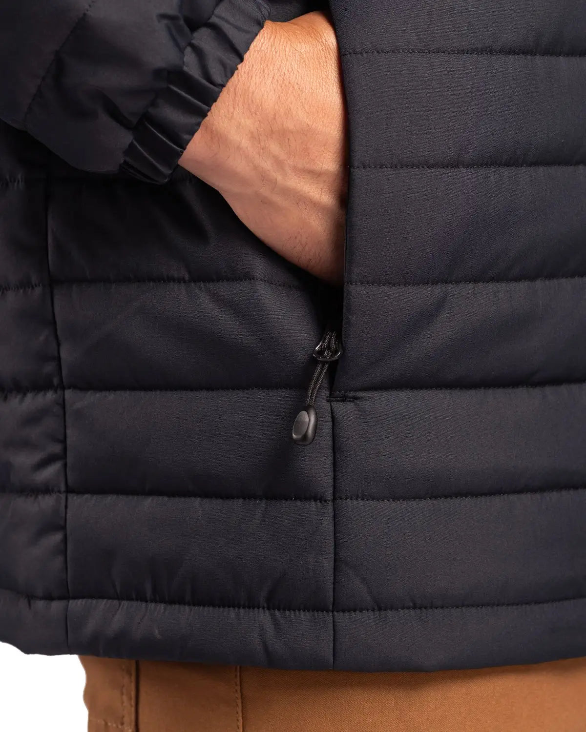 Clique Mqo00079 Elevation Eco Full Zip Mens Puffer Jacket - Black