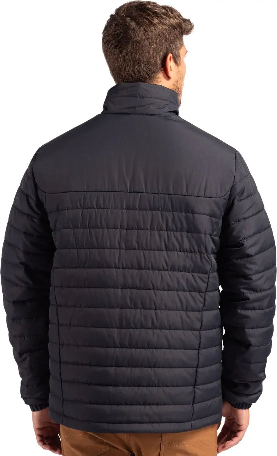 Clique Mqo00079 Elevation Eco Full Zip Mens Puffer Jacket - Black