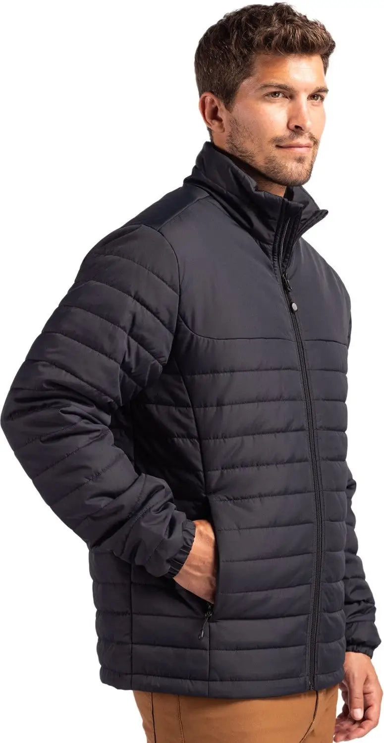 Clique Mqo00079 Elevation Eco Full Zip Mens Puffer Jacket - Black
