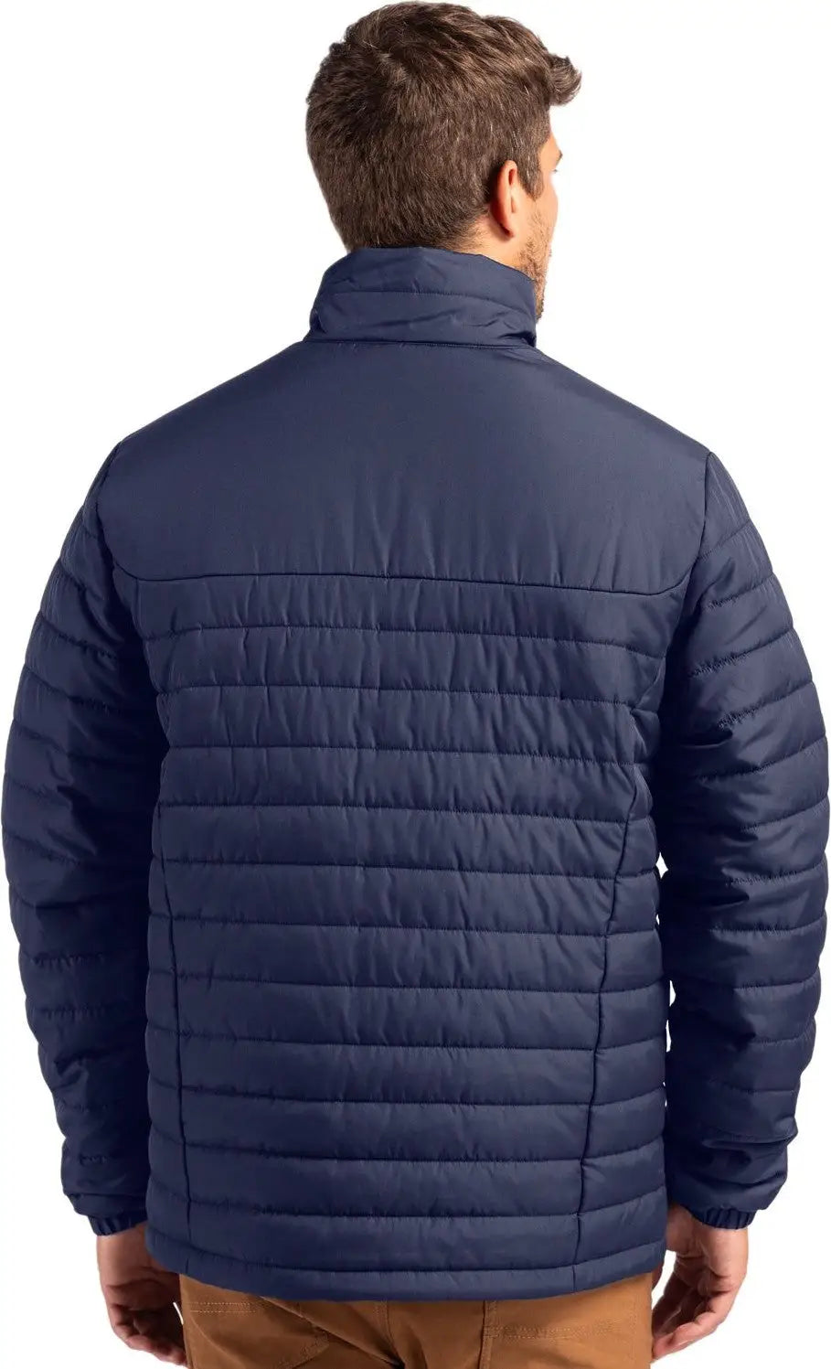 Clique Mqo00079 Elevation Eco Full Zip Mens Puffer Jacket - Dark Navy