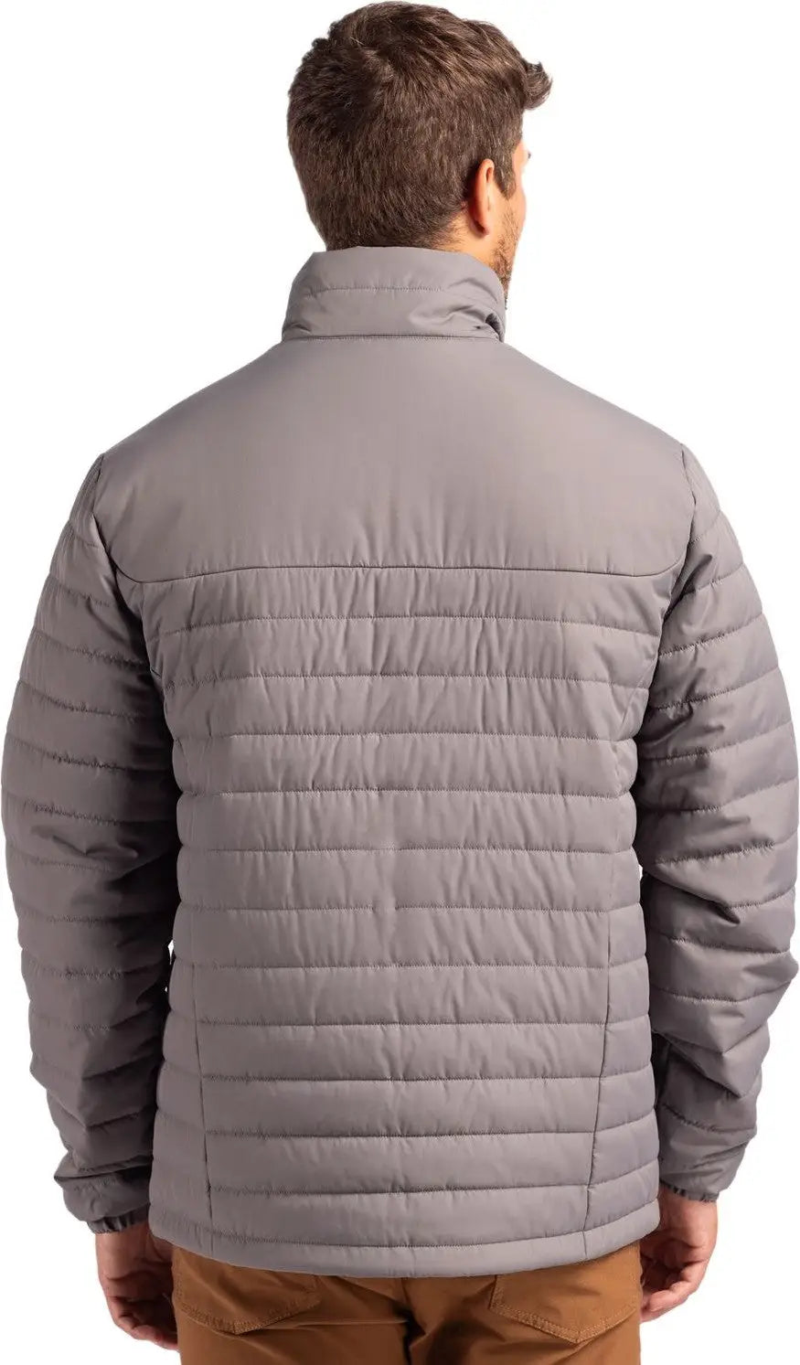 Clique Mqo00079 Elevation Eco Full Zip Mens Puffer Jacket - Pure Slate