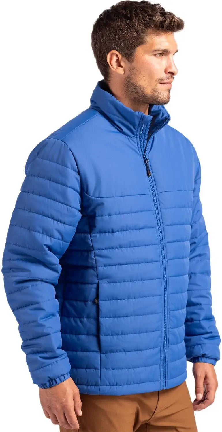 Clique Mqo00079 Elevation Eco Full Zip Mens Puffer Jacket - Royal Blue