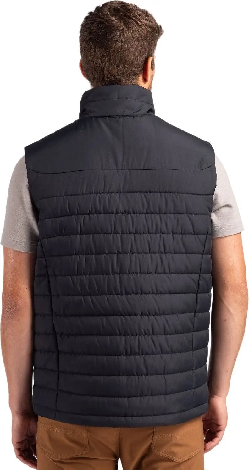 Clique Mqo00080 Elevation Eco Full Zip Mens Puffer Vest - Black