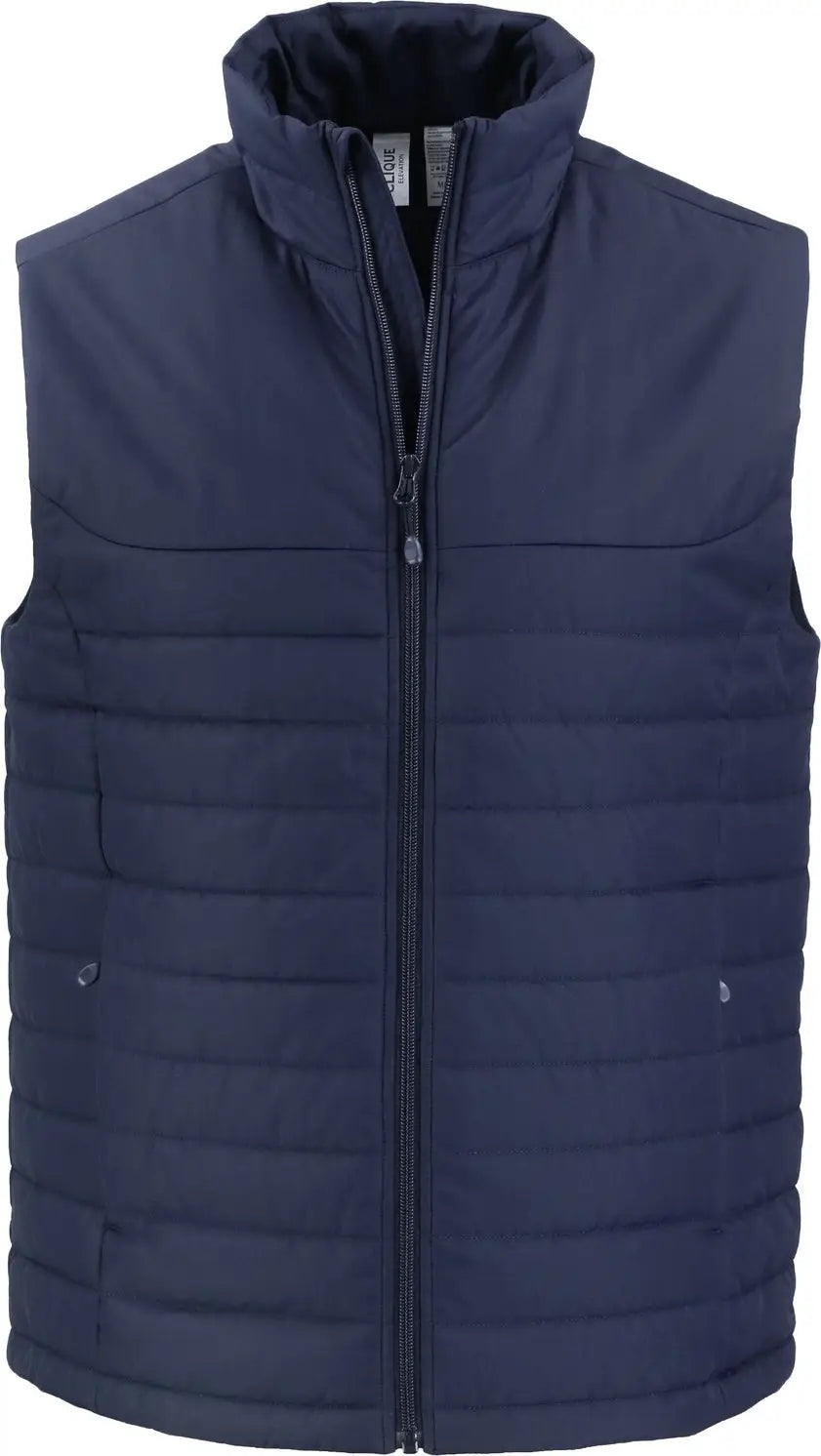 Clique Mqo00080 Elevation Eco Full Zip Mens Puffer Vest - Dark Navy