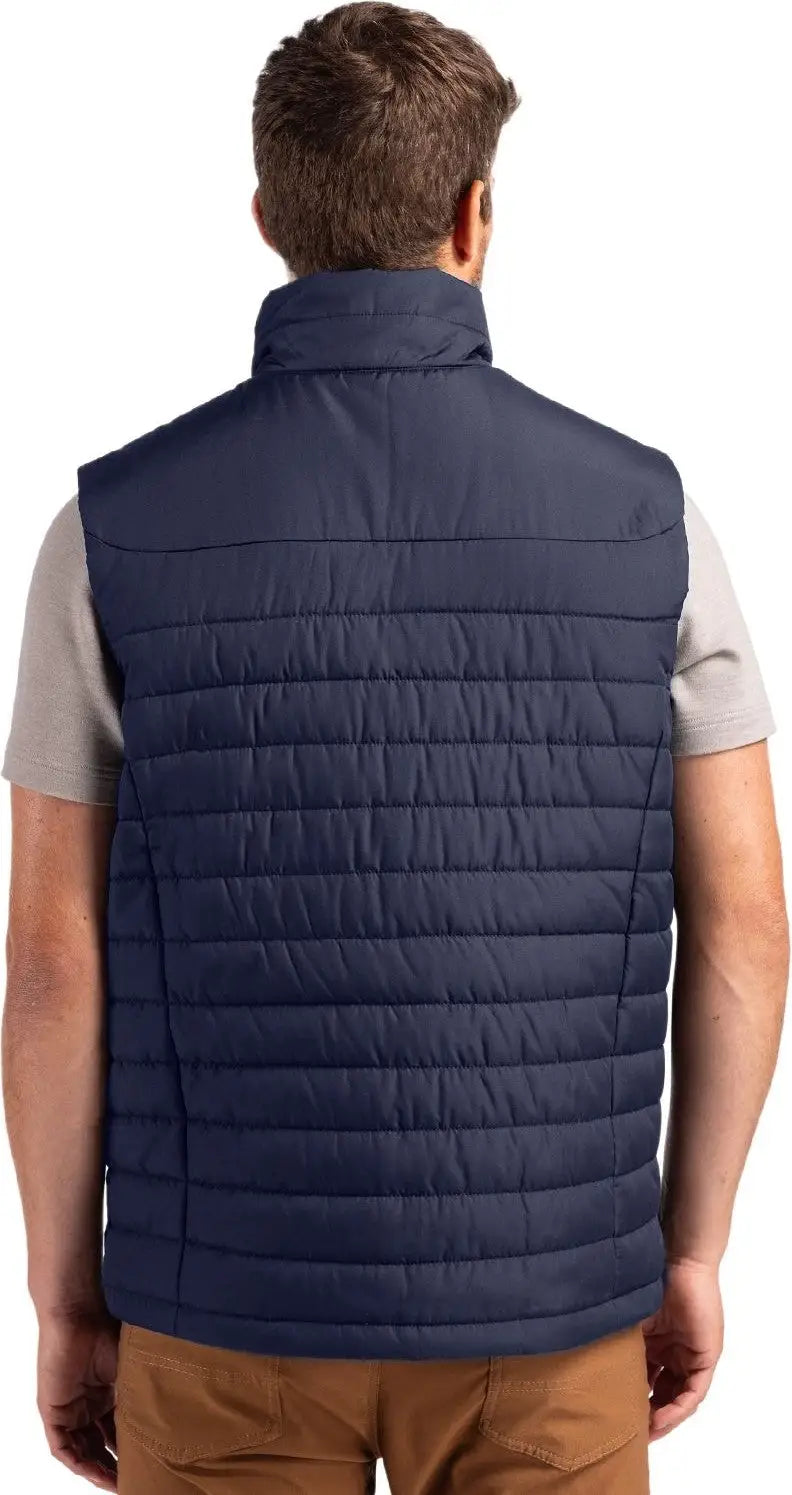 Clique Mqo00080 Elevation Eco Full Zip Mens Puffer Vest - Dark Navy