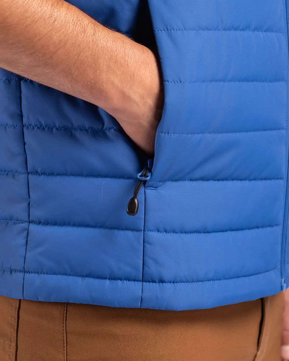 Clique Mqo00080 Elevation Eco Full Zip Mens Puffer Vest - Royal Blue
