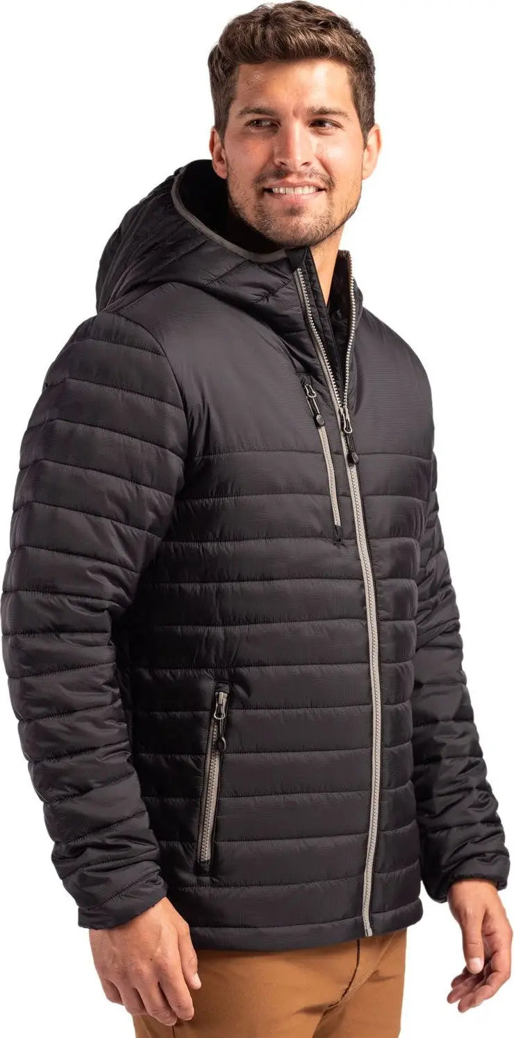 Clique Mqo00081 Valhalla Full Zip Mens Puffer Jacket - Black