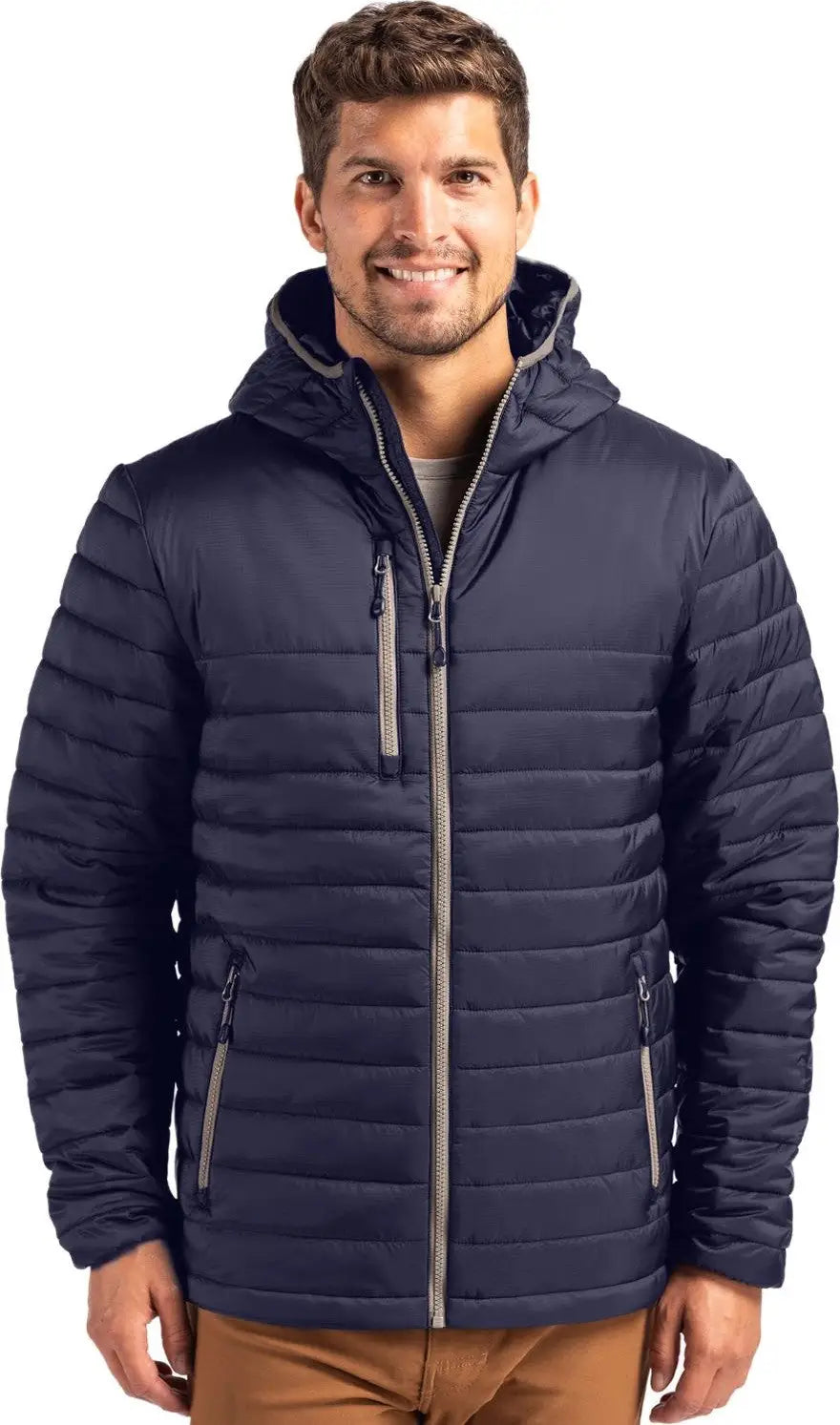 Clique Mqo00081 Valhalla Full Zip Mens Puffer Jacket - Dark Navy - Adult s