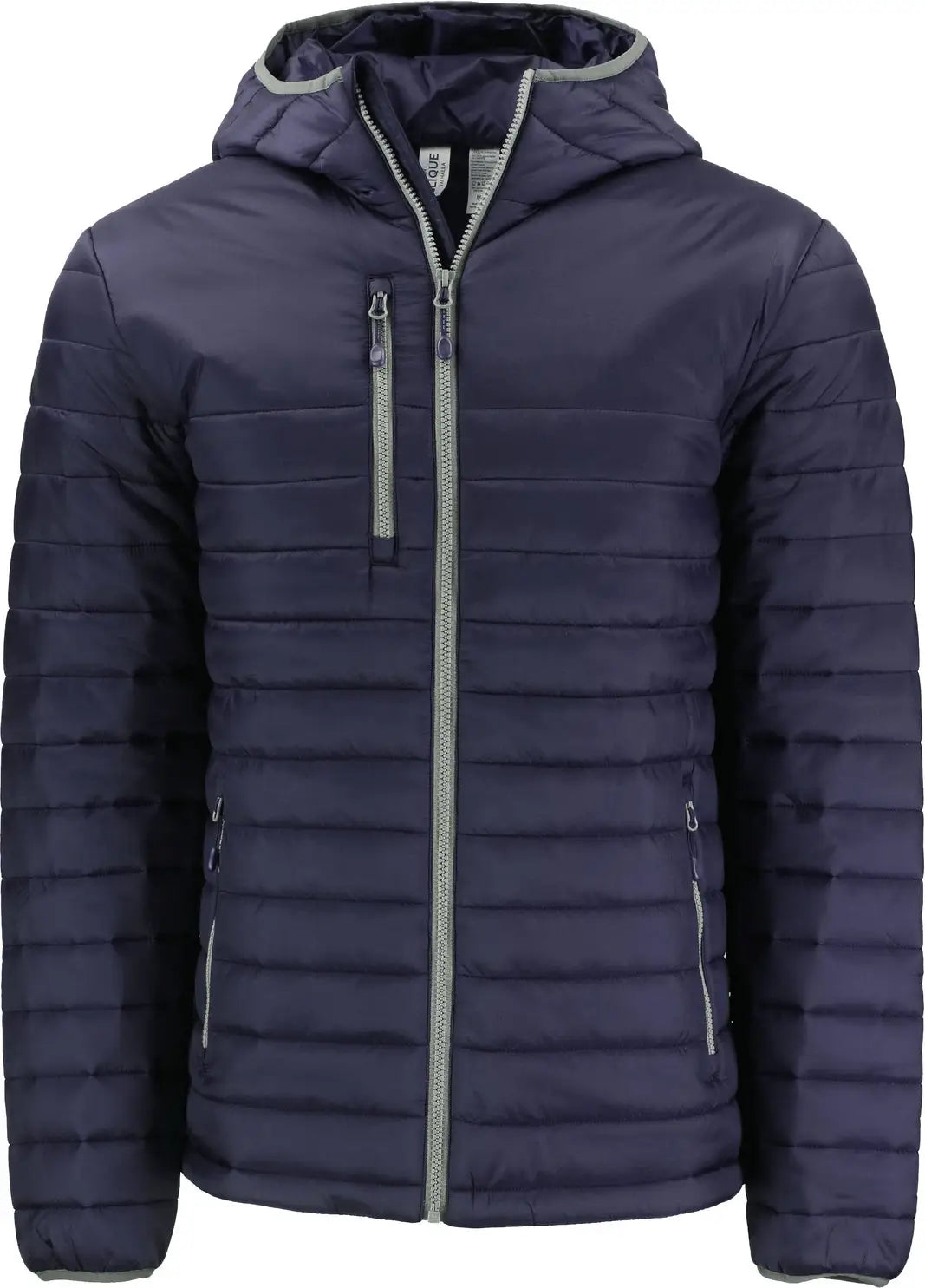 Clique Mqo00081 Valhalla Full Zip Mens Puffer Jacket - Dark Navy