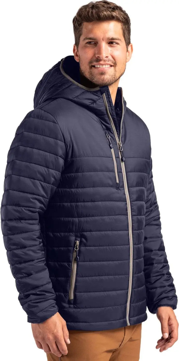 Clique Mqo00081 Valhalla Full Zip Mens Puffer Jacket - Dark Navy