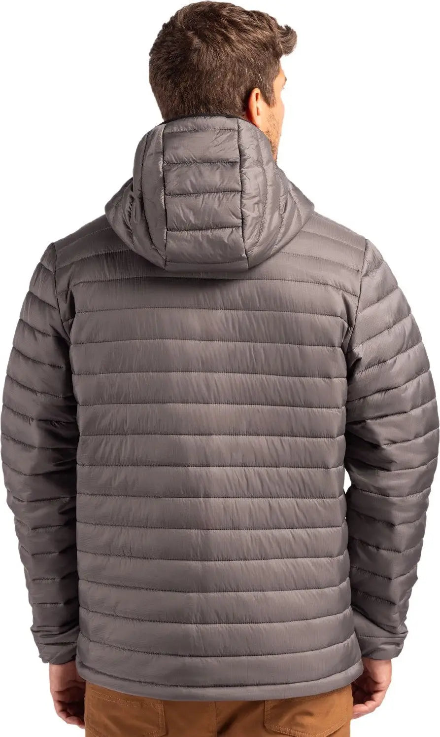 Clique Mqo00081 Valhalla Full Zip Mens Puffer Jacket - Pure Slate