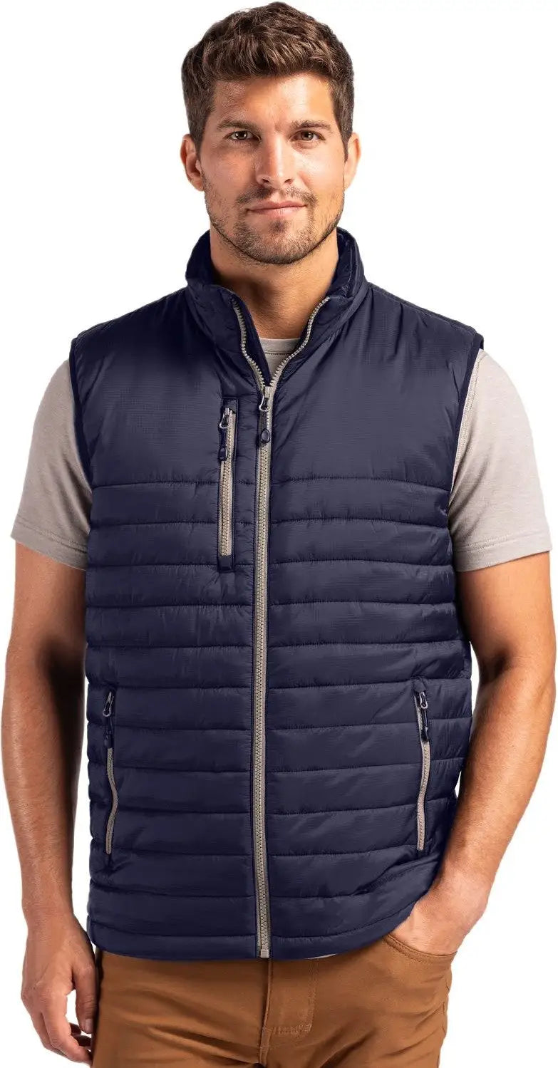 Clique Mqo00082 Valhalla Full Zip Mens Puffer Vest - Dark Navy - Adult s