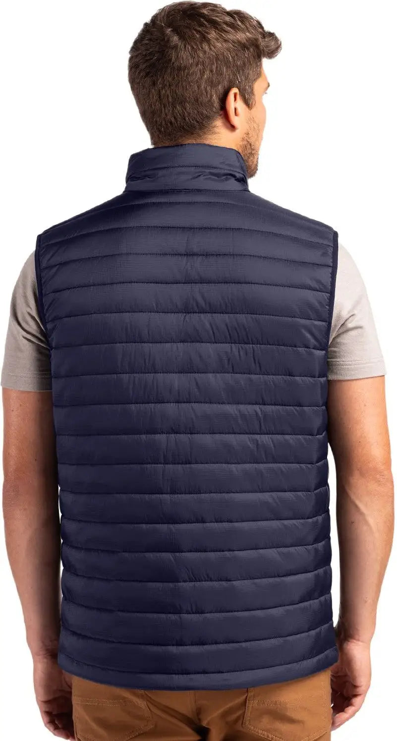 Clique Mqo00082 Valhalla Full Zip Mens Puffer Vest - Dark Navy