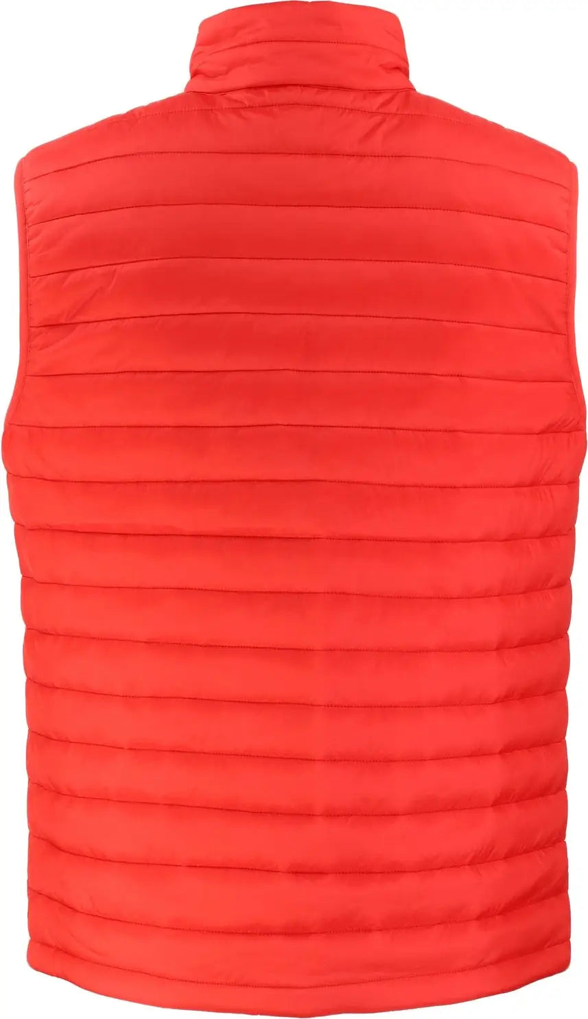 Clique Mqo00082 Valhalla Full Zip Mens Puffer Vest - Red