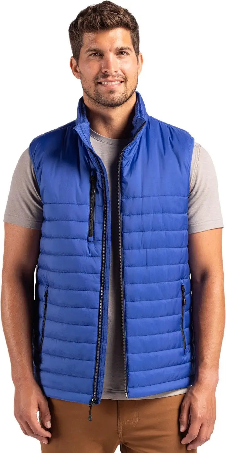 Clique Mqo00082 Valhalla Full Zip Mens Puffer Vest - Royal Blue
