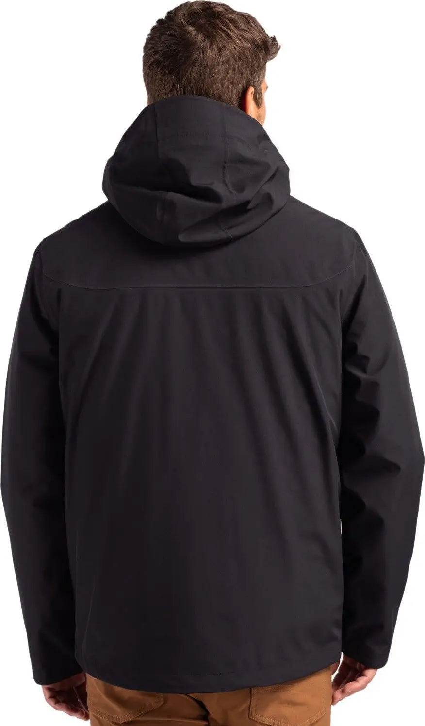 Clique Mqo00083 Cornice 3-in-1 Eco Waterproof Parka + Inner Layer Full Zip Mens Jacket System - Black
