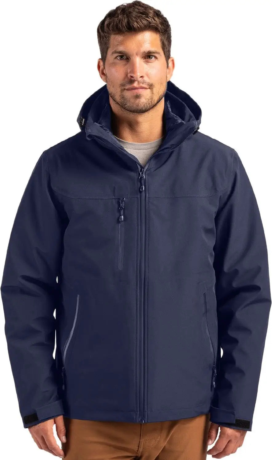 Clique Mqo00083 Cornice 3-in-1 Eco Waterproof Parka + Inner Layer Full Zip Mens Jacket System - Dark Navy - Adult s