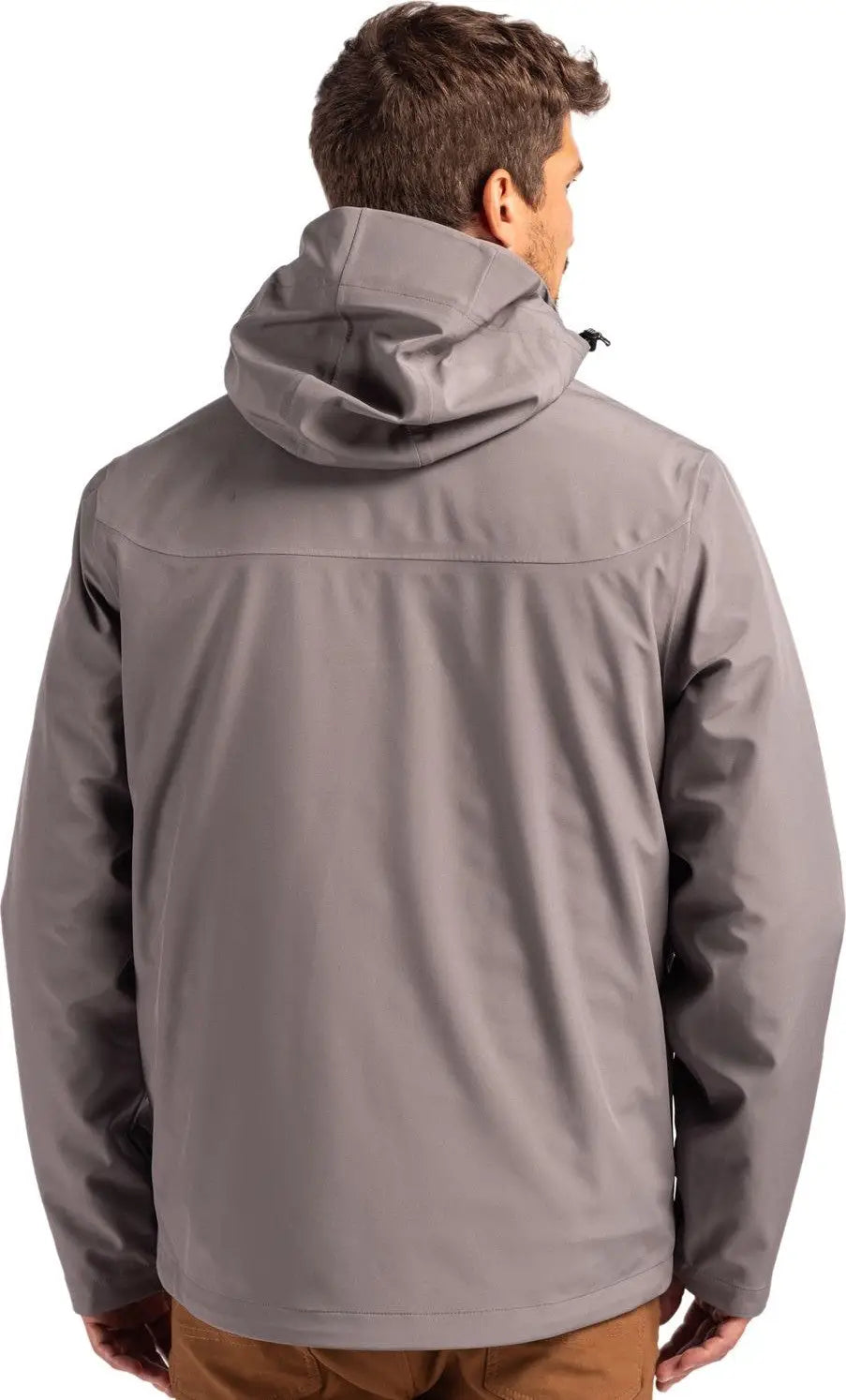 Clique Mqo00083 Cornice 3-in-1 Eco Waterproof Parka + Inner Layer Full Zip Mens Jacket System - Pure Slate