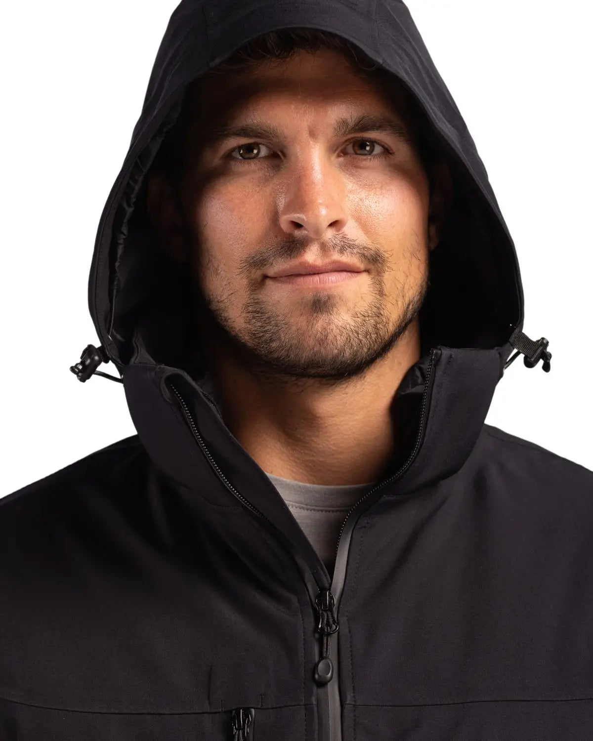 Clique Mqo00083 Cornice 3-in-1 Eco Waterproof Parka + Inner Layer Full Zip Mens Jacket System - Black