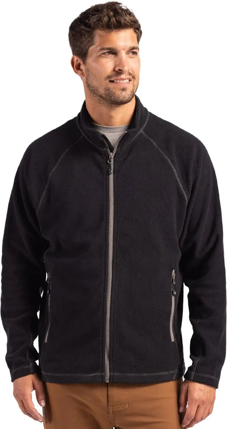 Clique Mqo00084 Powder Fleece Full Zip Mens Jacket - Black - Adult s
