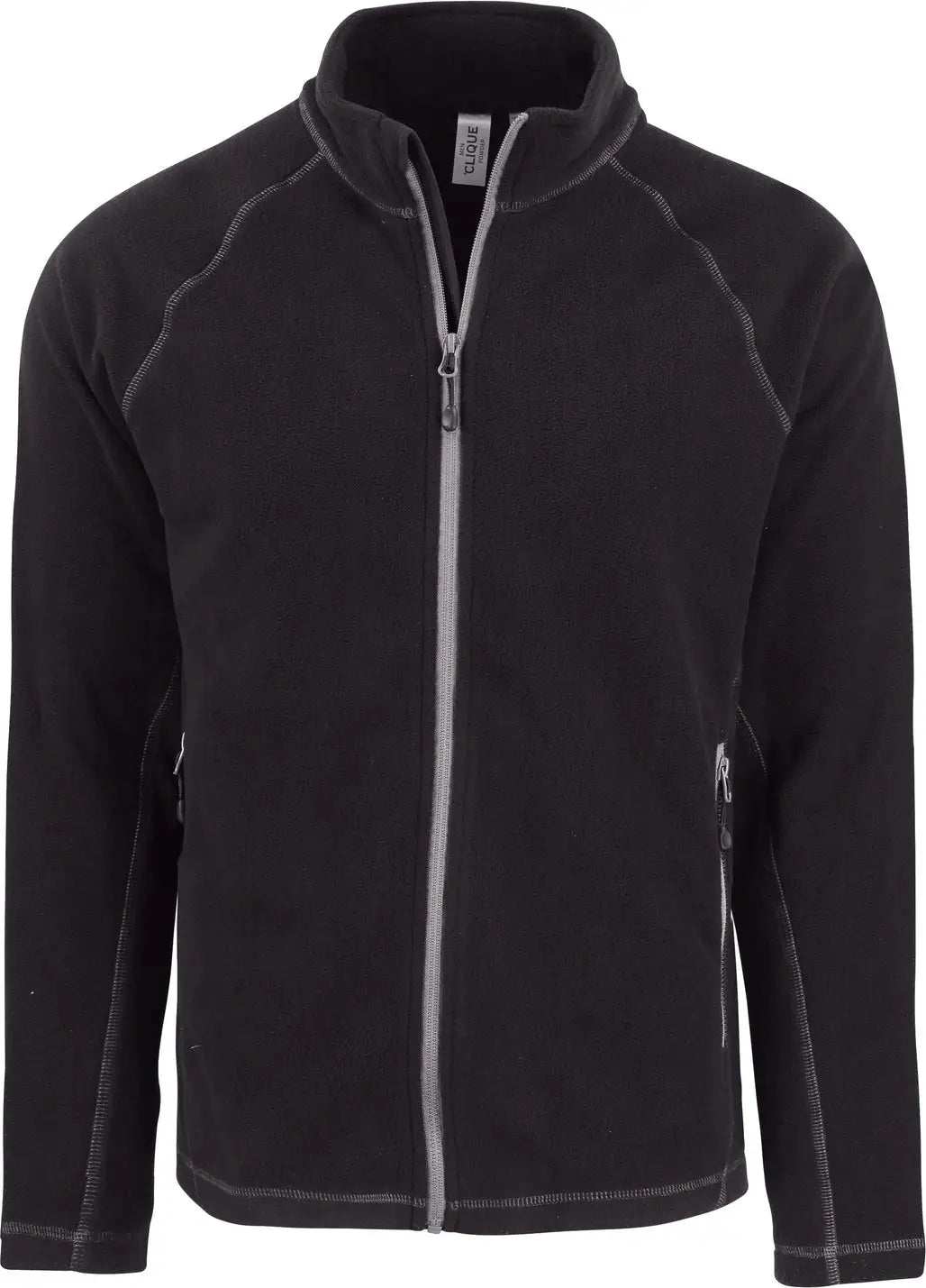 Clique Mqo00084 Powder Fleece Full Zip Mens Jacket - Black